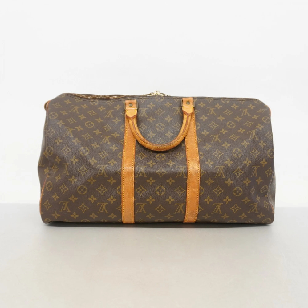 LOUIS VUITTON Brown Monogram Keepall 50 Boston Bag - Picture 13 of 13